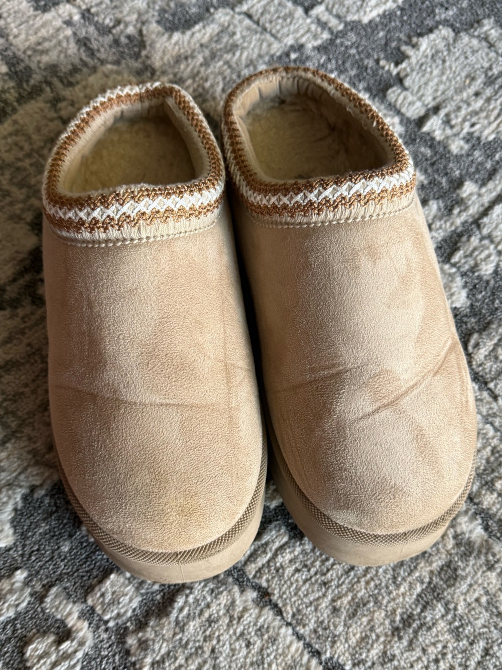 Falls Creek Tan Slip-On Suede Flats